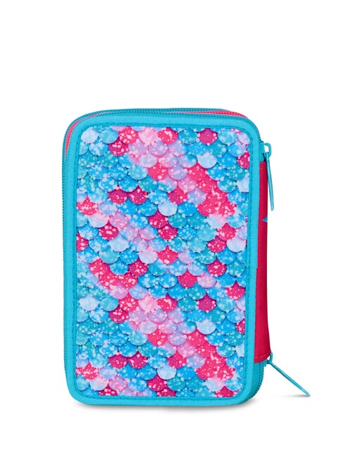 FEVER 3-zip pencil case with school kit fluffy turquoise - Cases and Accessories