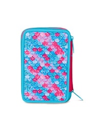 MERMAID M. FEVER 3-zip pencil case with school kit fluffy turquoise - Cases and Accessories - 7