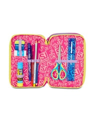 SJGANG FABLE JOURNEY 3-zip pencil case with school kit violet - Cases and Accessories - 3