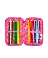 SJGANG FABLE JOURNEY 3-zip pencil case with school kit violet - Cases and Accessories - 5