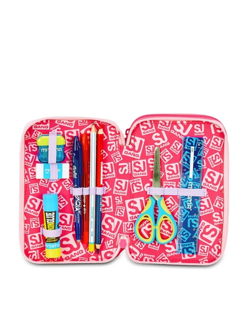 CAT LED 3-zip pencil case with school kit fuxiafluo - Cases and Accessories