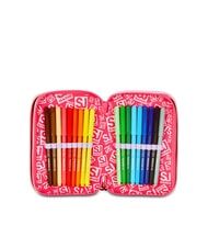 SJGANG CAT LED 3-zip pencil case with school kit fuxiafluo - Cases and Accessories - 4