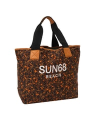 SUN68 LOGO BEACH Beach bag in canvas beige/fluorescent orange - Women&rsquo;s Bags - 2