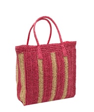 SUN68 RAFIA Raffia beach bag cream white/cyclamen - Women&rsquo;s Bags - 2