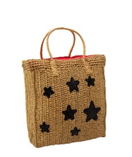 SUN68 RAFIA Raffia beach bag sand/cyclamen - Women&rsquo;s Bags - 2