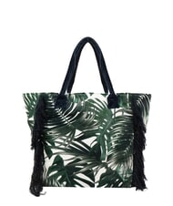 SUN68 FANCY SPONGE ALLOVER Canvas shoulder beach bag English green/cream white - Women&rsquo;s Bags - 4