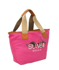 SUN68 LOGO BEACH Beach bag in canvas fuchsia - Women&rsquo;s Bags - 2