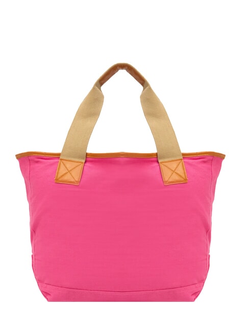 LOGO BEACH Beach bag in canvas fuchsia - Women&rsquo;s Bags