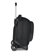 INVICTA PLUS GRS LED 14" laptop trolley backpack jet black - Backpack trolleys - 4