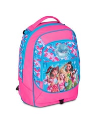 MERMAID M. FEVER 3-wheel detachable trolley backpack fluffy turquoise - Backpack trolleys - 5