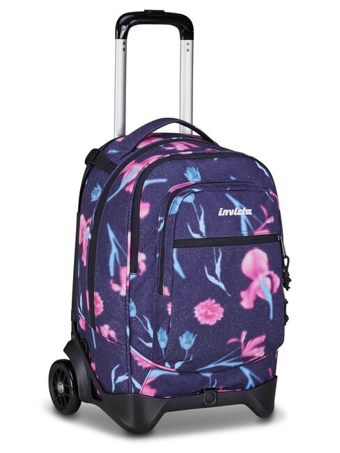 FANTASY 2-wheel detachable trolley backpack tender flowers - Backpack trolleys