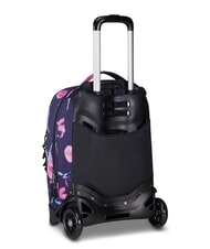 INVICTA FANTASY 2-wheel detachable trolley backpack tender flowers - Backpack trolleys - 3