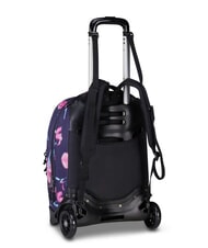 INVICTA FANTASY 2-wheel detachable trolley backpack tender flowers - Backpack trolleys - 4