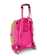 SJGANG CAT&AIR 3-wheel detachable trolley backpack BLACK STRIPED FOREST - Backpack trolleys - 3