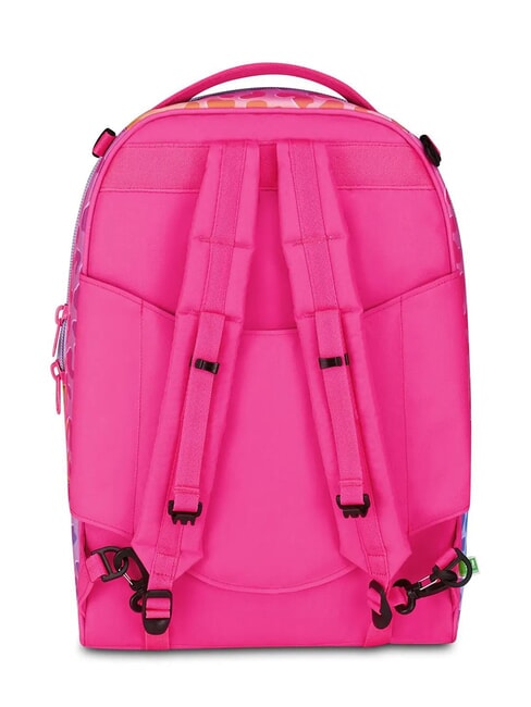 CAT&AIR 3-wheel detachable trolley backpack BLACK STRIPED FOREST - Backpack trolleys