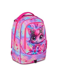 SJGANG CAT LED 3-wheel detachable trolley backpack fuxiafluo - Backpack trolleys - 5