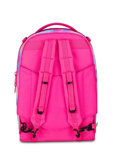 CAT LED 3-wheel detachable trolley backpack fuxiafluo - Backpack trolleys