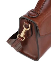 THE BRIDGE IRENE  Mini shoulder bag, in leather BROWN - Women&rsquo;s Bags - 3