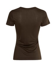 GUESS VN SS LIGHT BASIC Soft V-neck T-shirt espresso brown - T-shirt - 2