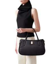 BORBONESE CAHIER  Shoulder shopper, with shoulder strap dark black - Women’s Bags - 6
