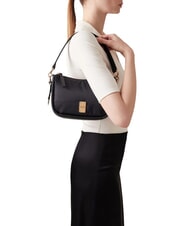 BORBONESE CAHIER HOBO SMALL Shoulder bag with shoulder strap dark black - Women’s Bags - 6