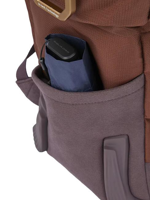 CAMPIONARIO - CORNER 2.0 15.6" PC backpack, with rain cover BROWN - Laptop backpacks