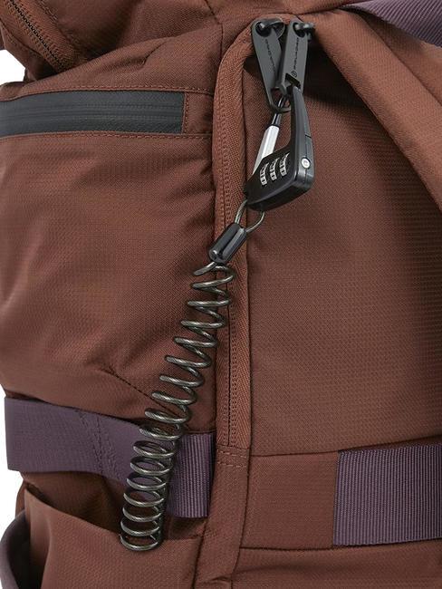 CAMPIONARIO - CORNER 2.0 15.6" PC backpack, with rain cover BROWN - Laptop backpacks