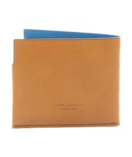 PIQUADRO CAMPIONARIO - BAGMOTIC KIT Leather wallet + key ring with USB Leather / Blue - Men&rsquo;s Wallets - 4