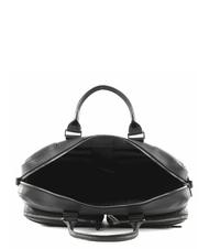 PIQUADRO CAMPIONARIO -  NABUCCO Leather briefcase for pc 15.6 " Black - Work Briefcases - 4