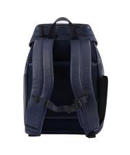 PIQUADRO CAMPIONARIO - FINN  14" PC backpack, in leather blue - Laptop backpacks - 3