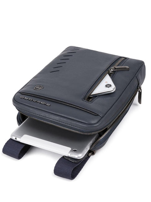 CAMPIONARIO - NABUCCO Mini nabucco Ipad bag 7,9 " blue - Over-the-shoulder Bags for Men