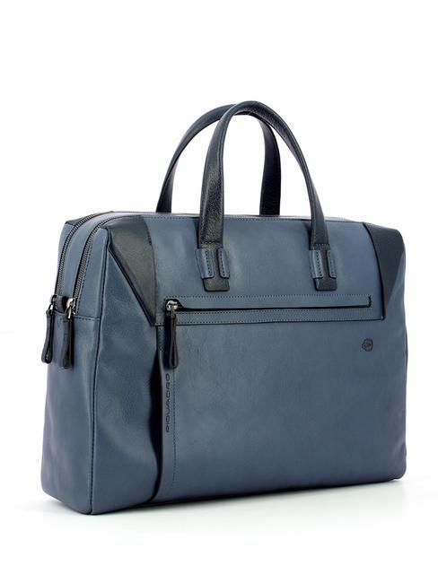 CAMPIONARIO - PAN  15.6" leather PC briefcase aviation - Work Briefcases