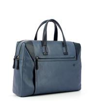 PIQUADRO CAMPIONARIO - PAN  15.6" leather PC briefcase aviation - Work Briefcases - 2