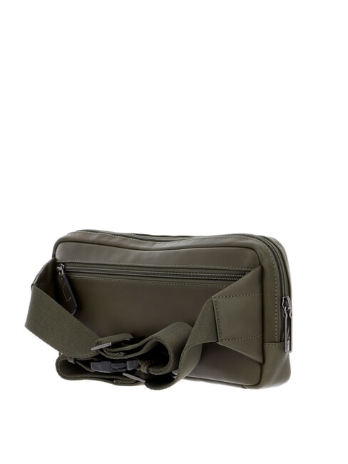 CAMPIONARIO - FALSTAFF Leather belt bag GREEN - Hip pouches