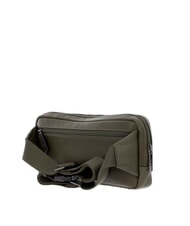 PIQUADRO CAMPIONARIO - FALSTAFF Leather belt bag GREEN - Hip pouches - 4