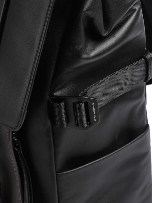 CAMPIONARIO - DAVID 15.6" laptop backpack with removable pouch Black - Laptop backpacks