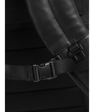 PIQUADRO CAMPIONARIO - DAVID 15.6" laptop backpack with removable pouch Black - Laptop backpacks - 4