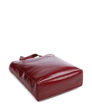 PIQUADRO CAMPIONARIO - BLUE SQUARE Vertical leather briefcase, 14" laptop RED - Work Briefcases - 4