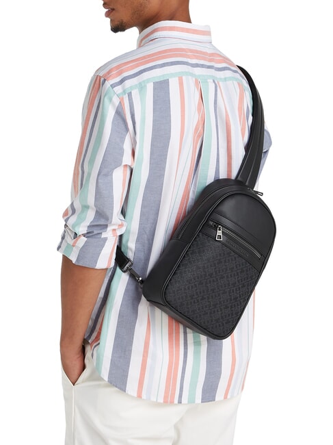 TH  MONOGRAM One-shoulder backpack black - Backpacks & School and Leisure