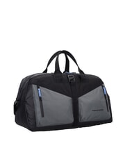 PIQUADRO SPIKE Large duffel bag with shoulder strap Black - Duffle bags - 2