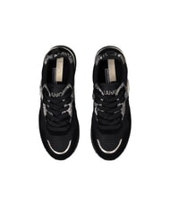 LIUJO MAXI WONDER 01 Platform sneakers with python details black - Women’s shoes - 4