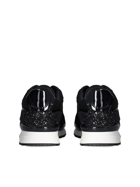 MAXI WONDER LOW 02 Glitter and mesh sneakers black - Women’s shoes