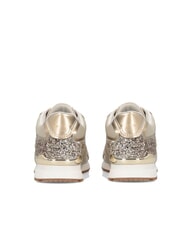 LIUJO MAXI WONDER LOW 02 Glitter and mesh sneakers rope/light gold - Women&rsquo;s shoes - 7