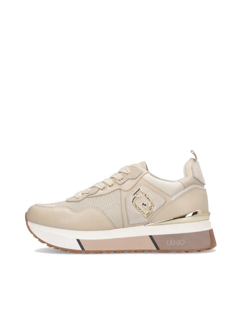 MAXI WONDER 01 Leather and mesh sneakers bright rope - Women&rsquo;s shoes