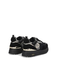 LIUJO MAXI WONDER 01 Platform sneakers with python details black - Women’s shoes - 5