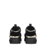 LIUJO MAXI WONDER 01 Platform sneakers with python details black - Women’s shoes - 7