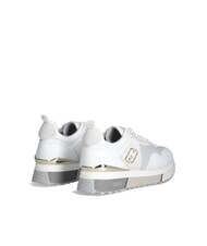 LIUJO MAXI WONDER 01 Leather and mesh sneakers white - Women’s shoes - 5