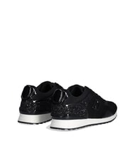 LIUJO MAXI WONDER LOW 02 Glitter and mesh sneakers black - Women’s shoes - 5