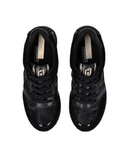 LIUJO MAXI WONDER 91 Platform sneakers with patent leather inserts black - Women&rsquo;s shoes - 4