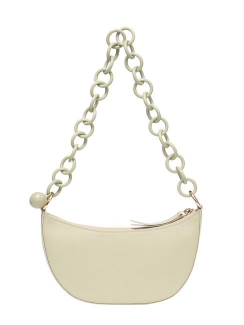 SFERA Ares leather bag with chain handle light sage - Women’s Bags